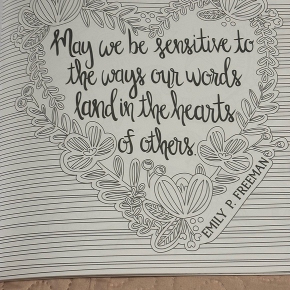 Whatever Is Lovely: A Coloring Book  Reflection and Worship Calming Has Pencils - Picture 3 of 4